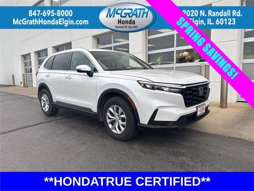 Platinum White Pearl 2025 Honda CR-V LX AWD