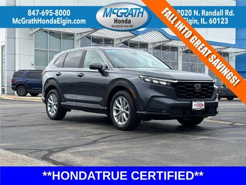 Gray 2024 Honda CR-V EX AWD