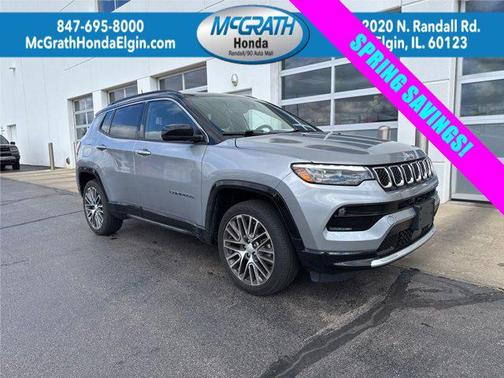 Billet Silver Metallic Clearcoat 2023 Jeep Compass Limited