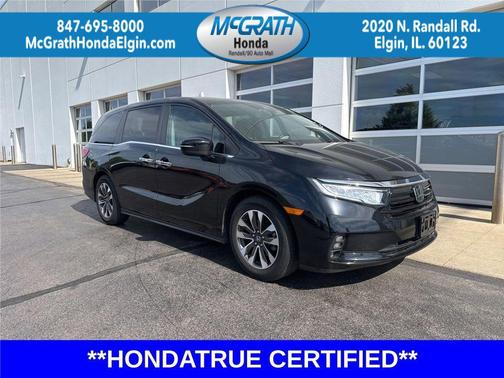 Crystal Black Pearl 2023 Honda Odyssey EX-L