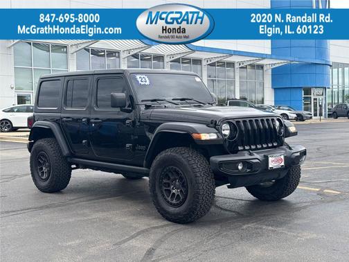 Black Clearcoat 2023 Jeep Wrangler Sport