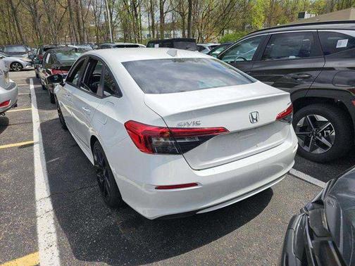 Platinum White 2022 Honda Civic Sport