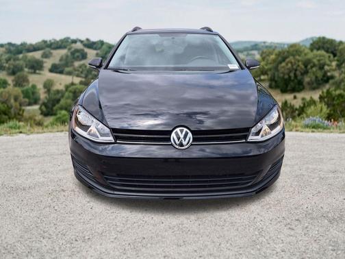 Black 2016 Volkswagen Golf SportWagen TSI S 4-Door
