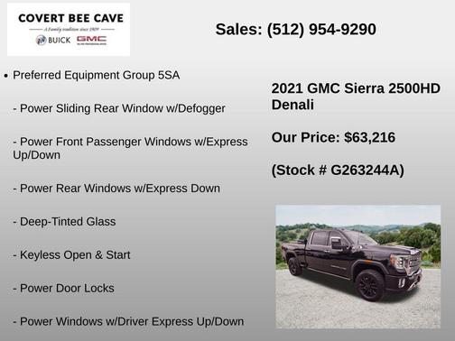 Ebony Twilight Metallic 2021 GMC Sierra 2500 Denali