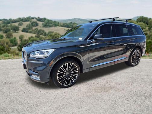 Flight Blue Metallic Clearcoat 2023 Lincoln Aviator Black Label AWD