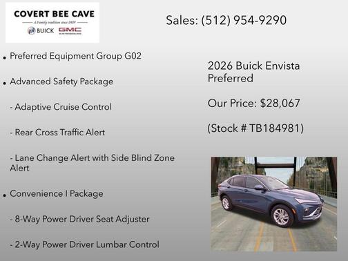 Ocean 2026 Buick Envista Preferred FWD