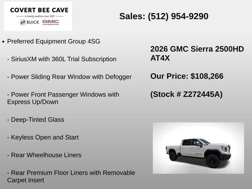 Coastal Dune 2026 GMC Sierra 2500 AT4X