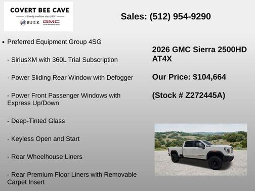 Coastal Dune 2026 GMC Sierra 2500 AT4X