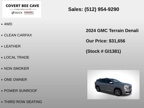 Sterling Metallic 2024 GMC Terrain Denali