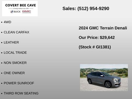 Sterling Metallic 2024 GMC Terrain Denali