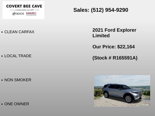Iconic Silver Metallic 2021 Ford Explorer Limited