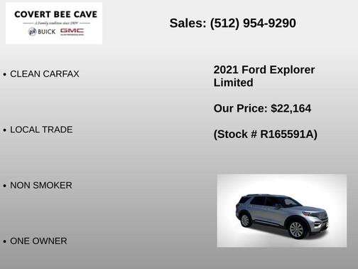 Iconic Silver Metallic 2021 Ford Explorer Limited