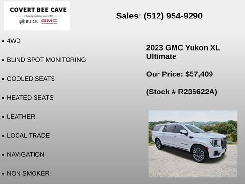 White Frost Tricoat 2023 GMC Yukon XL Denali Ultimate