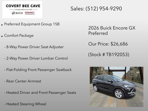 Ebony 2026 Buick Encore GX Preferred