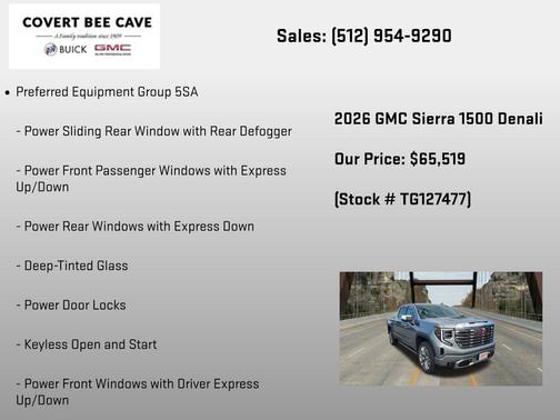 Sterling Metallic 2026 GMC Sierra 1500 Denali