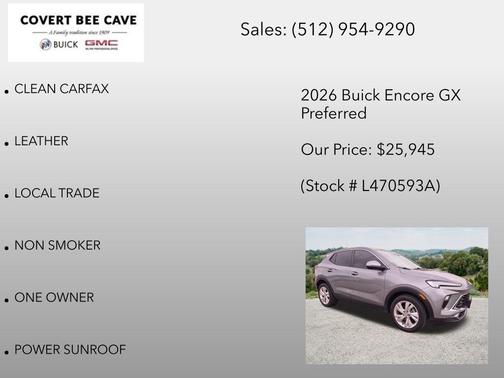 Moonstone Gray Metallic 2026 Buick Encore GX Preferred