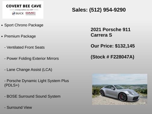 Dolomite Silver Metallic 2021 Porsche 911 911 Carrera S