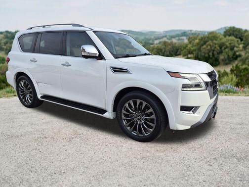 Aspen White Tricoat 2023 Nissan Armada Platinum 2WD