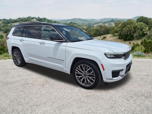 Bright White Clearcoat 2023 Jeep Grand Cherokee L Summit Reserve