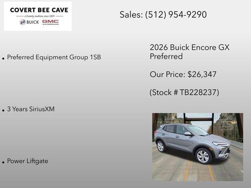 Moonstone Gray Metallic 2026 Buick Encore GX Preferred