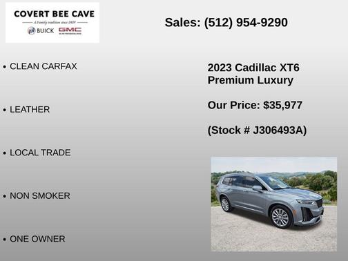 Silver Metallic 2023 Cadillac XT6 Premium Luxury FWD
