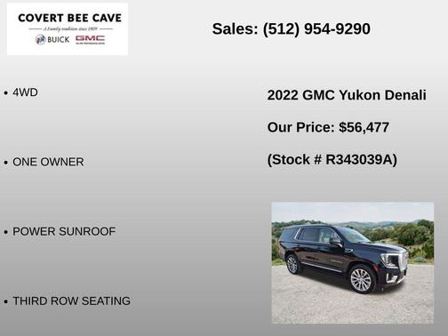 Midnight Blue Metallic 2022 GMC Yukon Denali