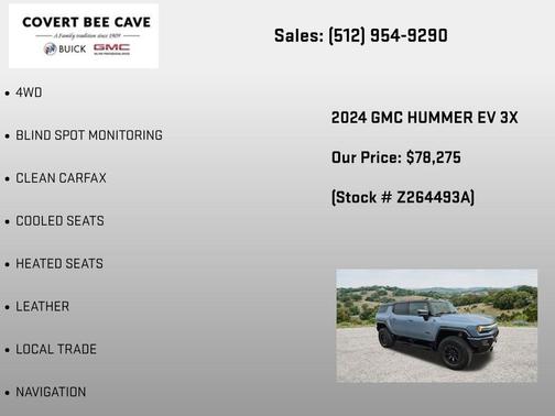 Neptune Blue Matte 2024 GMC HUMMER EV SUV 3X