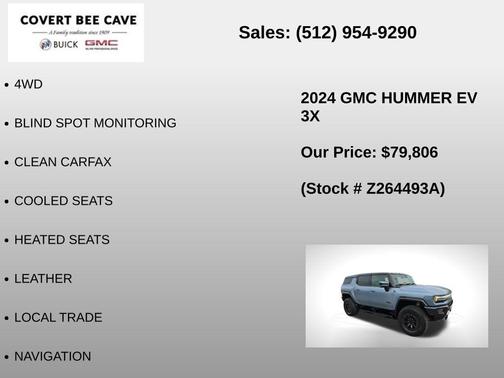 Neptune Blue Matte 2024 GMC HUMMER EV SUV 3X