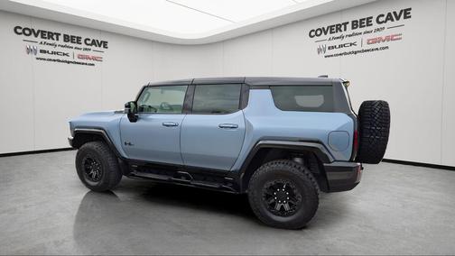 Neptune Blue Matte 2024 GMC HUMMER EV SUV 3X