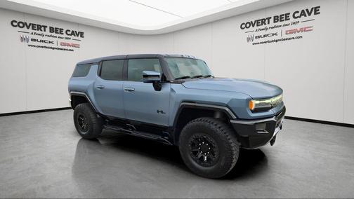 Neptune Blue Matte 2024 GMC HUMMER EV SUV 3X