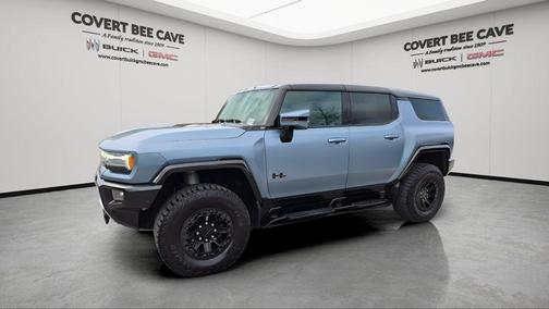 Neptune Blue Matte 2024 GMC HUMMER EV SUV 3X