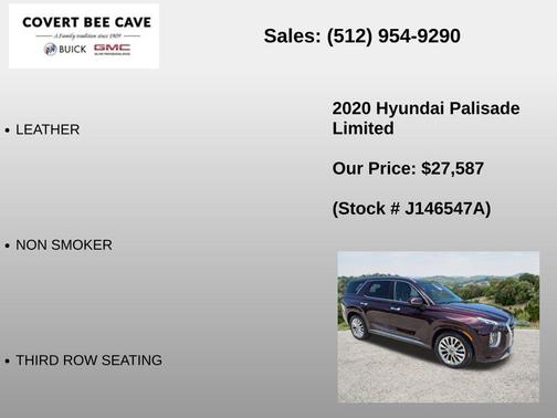 Sierra Burgundy 2020 Hyundai PALISADE Limited