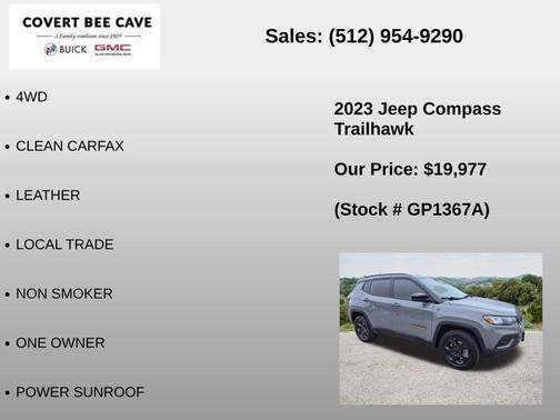 Sting-Gray Clearcoat 2023 Jeep Compass Trailhawk