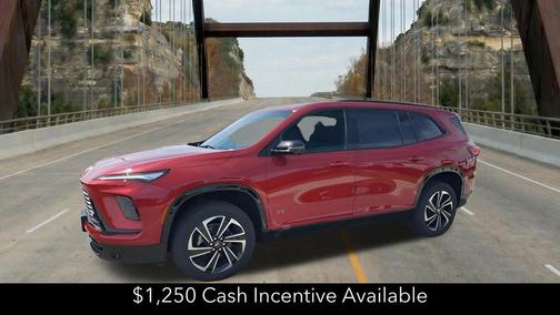 cherry red tintcoat 2026 Buick Enclave Sport Touring