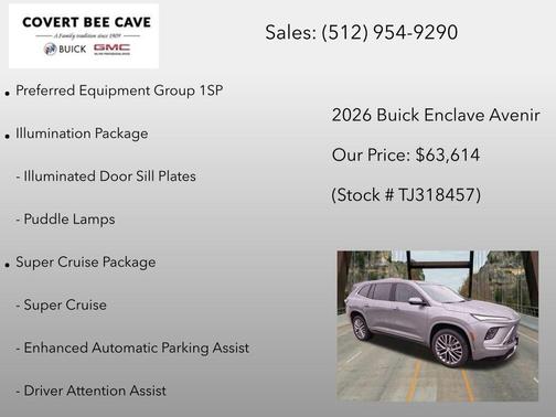 Moonstone 2026 Buick Enclave Avenir FWD