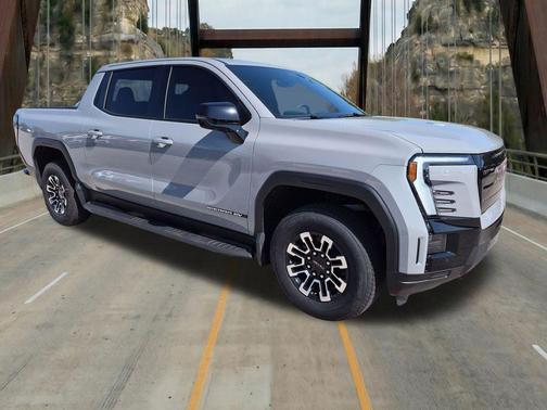 Thunderstorm Gray 2026 GMC Sierra EV Extended Range Elevation