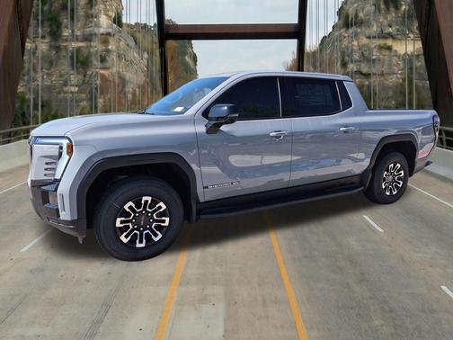 Thunderstorm Gray 2026 GMC Sierra EV Extended Range Elevation