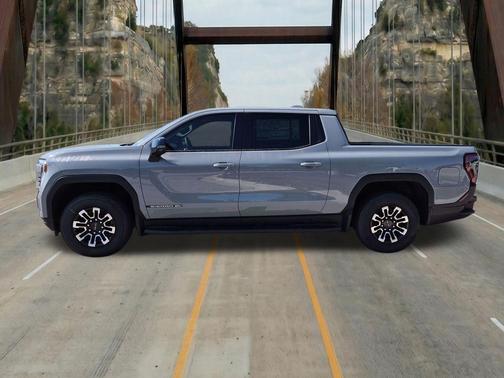 Thunderstorm Gray 2026 GMC Sierra EV Extended Range Elevation