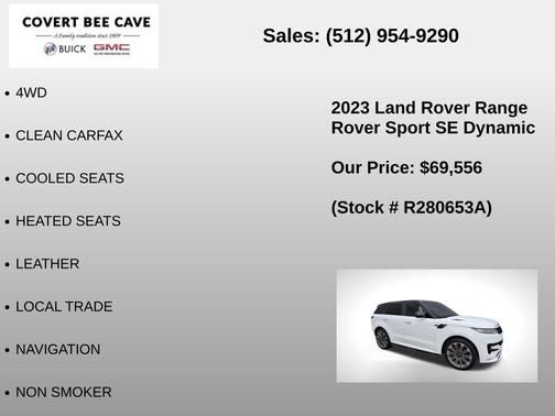 2023 Land Rover Range Rover Sport SE