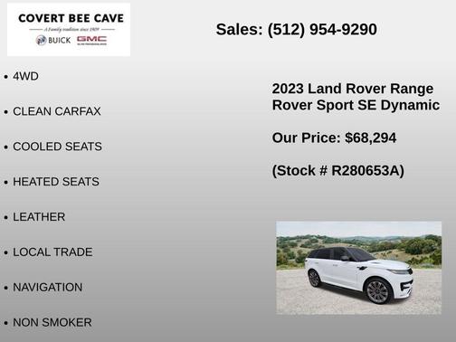 Fuji White 2023 Land Rover Range Rover Sport SE