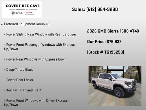 Coastal Dune 2026 GMC Sierra 1500 AT4X