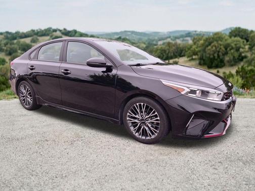 Aurora Black 2023 Kia Forte GT-Line