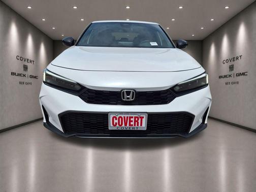 Platinum White Pearl 2025 Honda Civic Sport