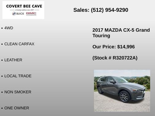 Machine Gray 2017 Mazda CX-5 Grand Touring