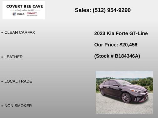 Aurora Black 2023 Kia Forte GT-Line