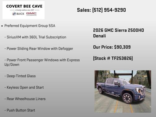 Downpour Met 2026 GMC Sierra 2500 Denali