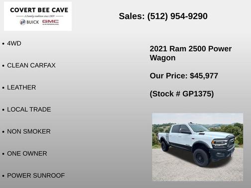 Bright White Clearcoat 2021 RAM 2500 Power Wagon