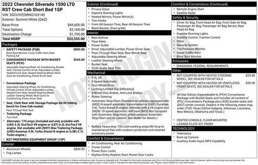 2022 Chevrolet Silverado 1500 Limited RST