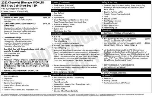 2022 Chevrolet Silverado 1500 Limited RST