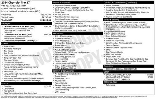 2024 Chevrolet Trax LT